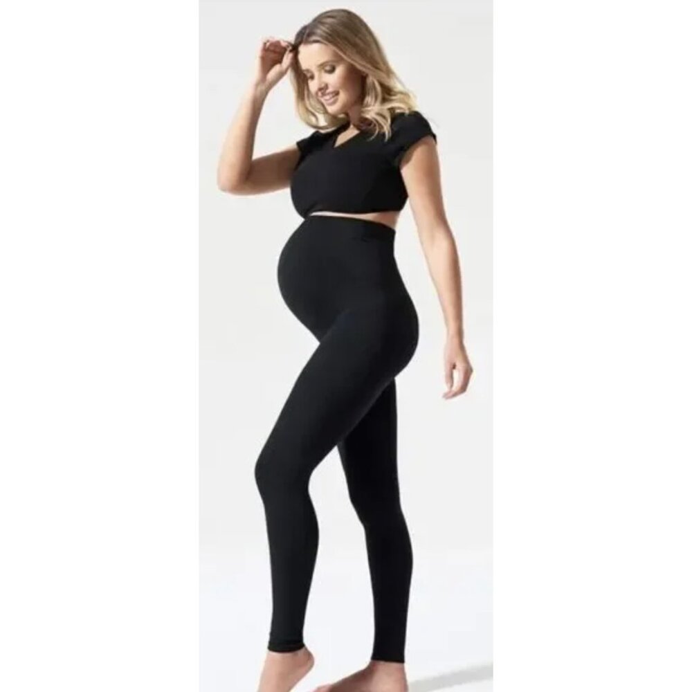 BLANQI Everyday™ Maternity Belly Support Leggings in Black - Size M